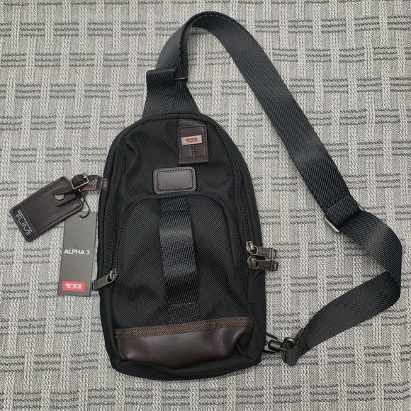 Tumi Other - Tumi Alpha Bravo Anti-Theft Chest Sling Bag | Tactical Black Crossbody